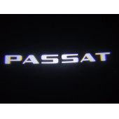 VW Passat Araçlar İçin Pilli Yapıştırmalı Kapı Altı Led Logo - 1