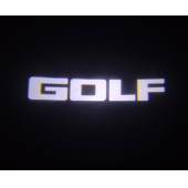 VW Golf Araçlar İçin Pilli Yapıştırmalı Kapı Altı Led Logo - 1