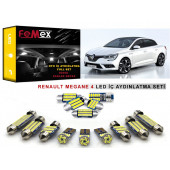 Renault Megane 4 LED İç Aydınlatma Ampul Seti FEMEX Parlak Beyaz - 1