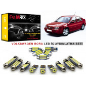 VW Bora Araçlar için LED İç Aydınlatma Ampul Seti FEMEX Parlak Beyaz - 1