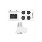 Alveus Beyaz Ankastre Set (F 17/60 - GlS 640 - MfA 604) - 1