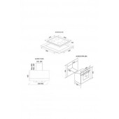 Alveus Beyaz Ankastre Set (F 17/60 - GlS 640 - MfA 604) - 2