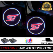 Ford ST Araçlar için Pilli Yapıştırmalı Kapı Altı Led Logo - 3
