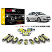 Fiat Linea LED İç Aydınlatma Ampul Seti FEMEX Parlak Beyaz - 1