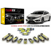 Honda Civic FC5 LED İç Aydınlatma Ampul Seti FEMEX Parlak Beyaz - 1