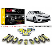 Toyota Corolla 2013-2017 LED İç Aydınlatma Ampul Seti FEMEX Parlak Beyaz - 1