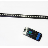 OFF ROAD Çakarlı Led Koyu TURUNCU-BEYAZ Çift Renk 24 Modlu Kumandalı 56cm - 2