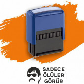 Eğlenceli Kurtlar Vadisi Pala Sadece Ölüler Görür Baskılı Kaşe - 1