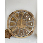 LAvinta54 Kişiye Özel Ahşap Duvar Saati 40 cm - 2