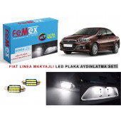 Fiat Linea Makyajlı Kasa Plaka Aydınlatma Seti LED Ampul Femex Premium - 2
