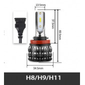 Peugeot Rifter Led Xenon Sis Far Ampulu FEMEX Eco Power H8 H11 - 3