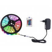 RGB LED Kumandalı İç / Dış Mekan 5 Metre Silikonlu Şerit Led - 1