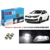 Renault Megane 3 LED Plaka Aydınlatma Ampulu FEMEX T10 - 3