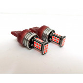 FEMEX T20 7440/7443 Tek Duy/Çit Duy 3030 Chip 24smd Kırmızı Led Ampul - 2
