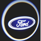 Ford Araçlar İçin Pilli Yapıştırmalı Kapı Altı Led Logo - 1