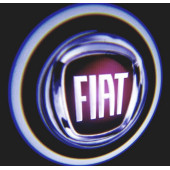 Fiat Araçlar İçin Pilli Yapıştırmalı Kapı Altı Led Logo - 1