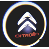 Citröen Araçlar İçin Pilli Yapıştırmalı Kapı Altı Led Logo - 1
