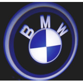 BMW Araçlar İçin Pilli Yapıştırmalı Kapı Altı Led Logo - 1