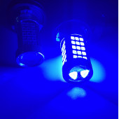 FEMEX H8/11- 9W- SİS FARLARI İÇİN Led Ampul 2835Chip Mavi Renk Mercekli 66Ledli - 1