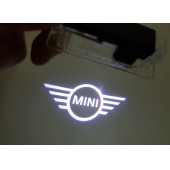 Mini Cooper Araçlar İçin Orjinal Geçmeli Soketli Kapı Altı Led Logo - 2