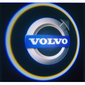 Volvo Araçlar İçin Pilli Yapıştırmalı Kapı Altı Led Logo - 3