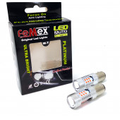FEMEX Platinum P21W-1156-15W- Tek Duy Led Ampul Kırmızı Mercekli - 1