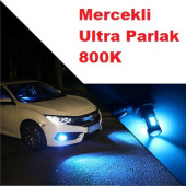 FEMEX H8/11- 9W- SİS FARLARI İÇİN Led Ampul 2835Chip Turkuaz Renk Mercekli 66Ledli - 2