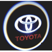 Toyota Araçlar İçin Pilli Yapıştırmalı Kapı Altı Led Logo - 3