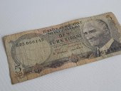 5 Türk Lirası - 6. Emisyon Kağıt Para - 3