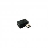 Motorola SKN6182A Data Port Aparatı - Dik Açılı Mini USB Adaptör - 1