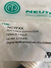 Neutrik NC7FXX 7 Pin Dişi Xlr Konnektör - 3