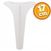 Lüks Mobilya Kanepe Sehpa TV Ünitesi Koltuk Ayağı 17 cm Beyaz Baza Ayak thumbnail 1