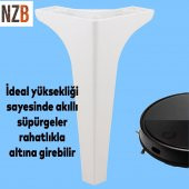 Lüks Mobilya Kanepe Sehpa TV Ünitesi Koltuk Ayağı 17 cm Beyaz Baza Ayak thumbnail 4