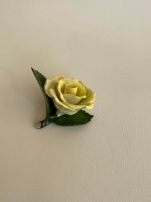 Herend 9105 Yaprak Üstü Gül Peçete Tutucu Biblo thumbnail 2