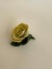 Herend 9105 Yaprak Üstü Gül Peçete Tutucu Biblo thumbnail 3