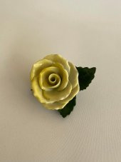 Herend 9105 Yaprak Üstü Gül Peçete Tutucu Biblo thumbnail 4