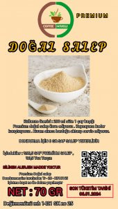 PREMİUM DOĞAL SALEP 70 GR - 1