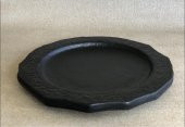 Melamin Çukur Köşeli Servis Tabağı Siyah 25cm - Melamin Sunum Tabağı - 2