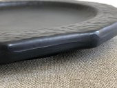 Melamin Çukur Köşeli Servis Tabağı Siyah 25cm - Melamin Sunum Tabağı - 4