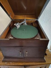 Parlaphone Antika Dolap Gramofon 050 (Kurma Kolu Kırık) - 1