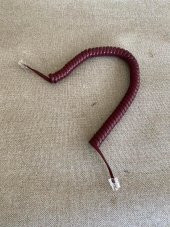 Spiralli Telefon Ahize Kablosu 2 Metre Bordo - 2