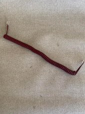 Spiralli Telefon Ahize Kablosu 2 Metre Bordo - 6