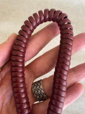 Spiralli Telefon Ahize Kablosu 2 Metre Bordo - 7