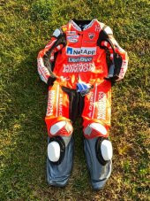 Ducati Andrea Dovizioso Deri Motosiklet Yarış Tulumu - Motosikletçi Tulumu - 2