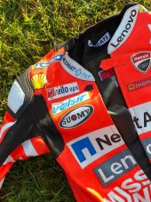 Ducati Andrea Dovizioso Deri Motosiklet Yarış Tulumu - Motosikletçi Tulumu - 3