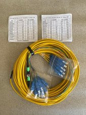 MPO/APC - SC/UPC SM G657.A1 Fiber Optik Kablo 30Metre A1 - 1