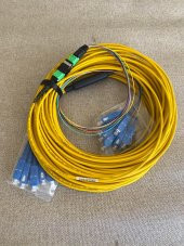 MPO/APC - SC/UPC SM G657.A1 Fiber Optik Kablo 30Metre A2 - 2