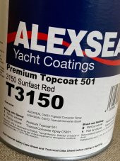 Alexseal T3150 Yat Boyası Sunfast Red 1 qt(0,946 L) - 3