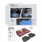 Rover 216 Havuzlu Yeni Nesil Universal Paspas Krom Beyaz - 3
