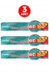 SMARTER 3 PAKET ( 30 ADET X 3 ) YAĞLI PİŞİRME KAĞIDI HAZIR KESİLMİŞ - 1